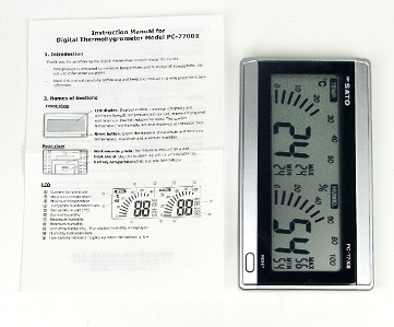 SK Sato PC-7700II เครื่องวัดอุณหภูมิความชื้นสัมพัทธ์ (Digital Thermohygrometer)